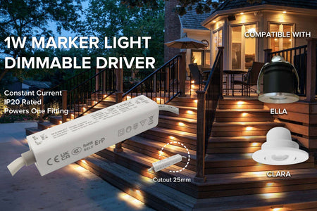 1W Through-Hole Dimmable Driver Now Available! Suitable For Ella & Clara Marker Lights