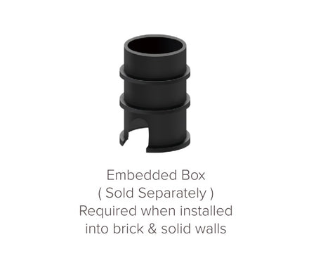 3W Mia Low Level Light - Square Bezel Only (Black / Bronze / Gold / Copper / Anitque Brass)