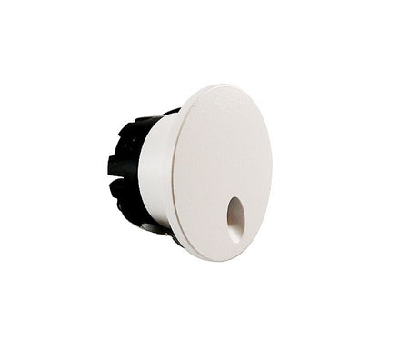3W Round Mia Low Level Light - White Finish (Driver included)