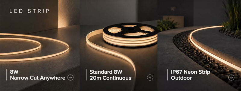 Complete LED Strip Collection — Strips, Drivers, Profiles & Controllers