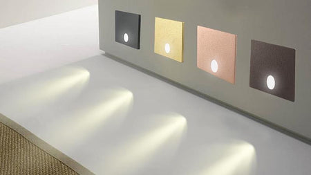 Mia - 3w Low Level Guide Light, 3k or 4k, available in round or square, white, Black, Dark Bronze, Gold and Copper