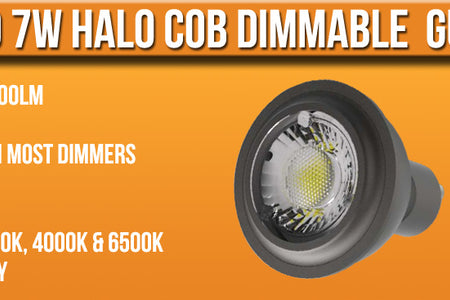 NEW* 7W DIMMABLE GU10 upto 600 lumens