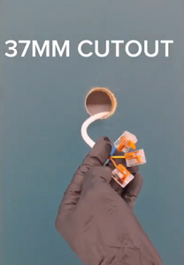 Our Chloe 3w Marker Light now upgraded to include inline CCT colour change switch, (2800K, 4000K, & 6000K) #downlights #nichelighting #soffitlighting #homedecor