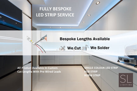 We offer fully bespoke cut to length LED strip for all type of Projects. Send us project details to: sales@savelightuk.com
