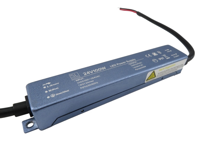 100W 24V Super Slim IP67 LED Strip Driver