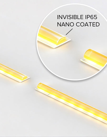 IC Seamless 8W/m LED Nano COB Strip IP65 - 40 Metre 2700K