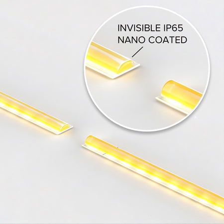 IC Seamless 8W/m LED Nano COB Strip IP65 - 40 Metre 2700K