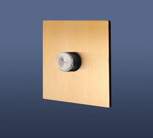 Load image into Gallery viewer, 1 GANG 2 WAY DIMMER SWITCH - MATT GOLD
