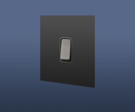 1 GANG 2 WAY ROCKER LIGHT SWITCH