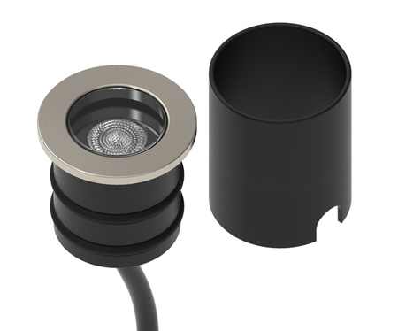 Lola 2.5W Marker Light, IP67, 24V, 3000K Warm White, Stainless Steel 316 Bezel