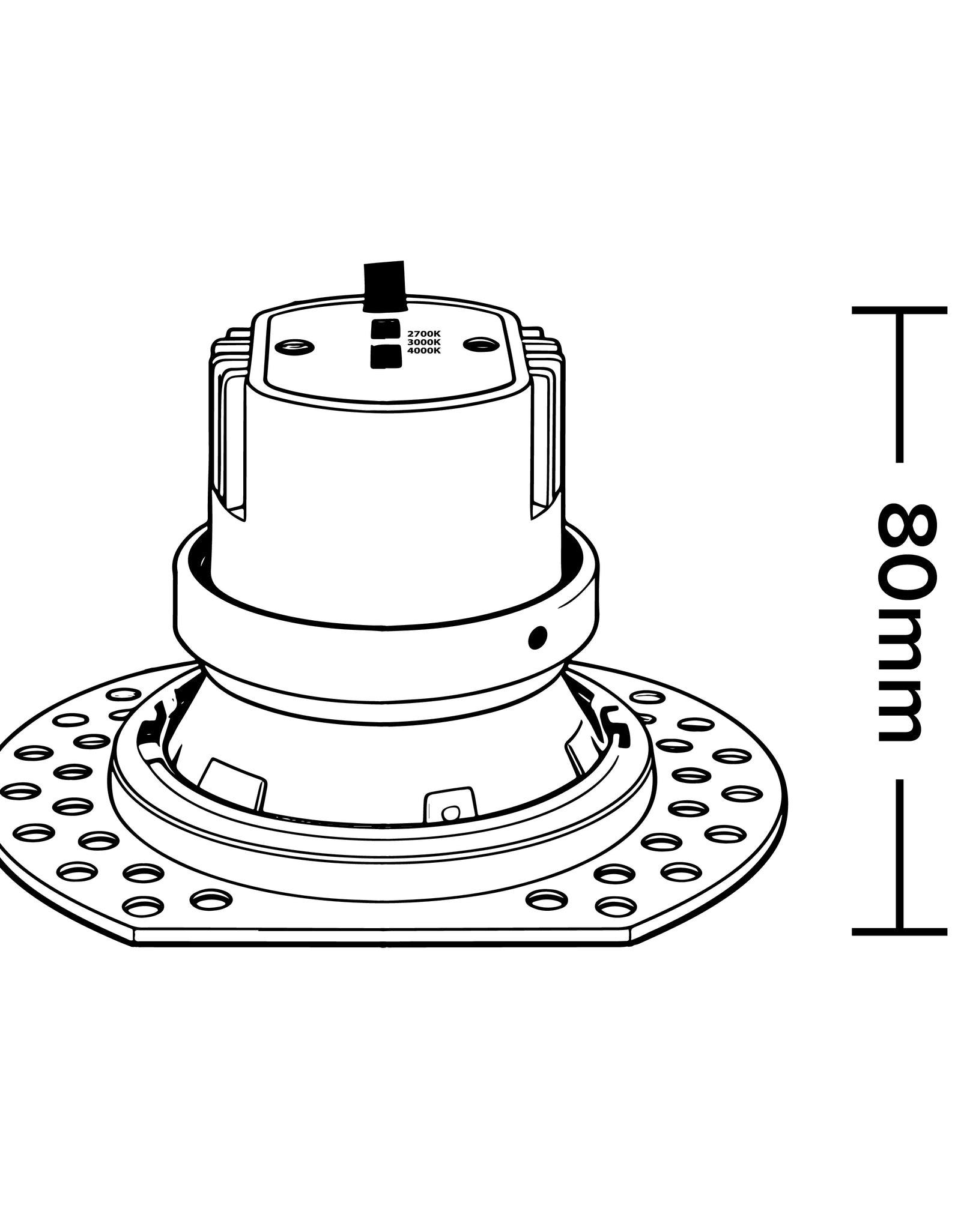 Banbury Trimless Fire Rated Downlight (IP65)