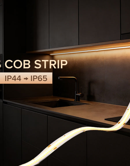 IC Seamless 8W/m LED Nano COB Strip IP65 - 40 Metre 2700K