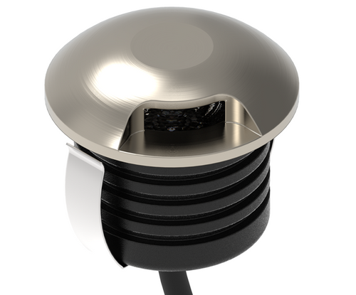 Load image into Gallery viewer, (NEW) 3W Ella Marker Light Eyelid Brushed Nickel Bezel Only (Fitting sold separately)

