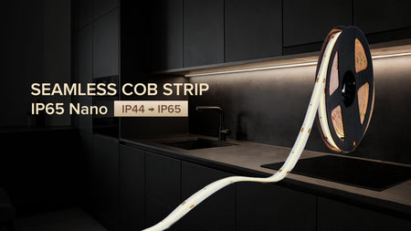 IC Seamless 8W/m LED Nano COB Strip IP65 - 20 / 40 Metre 4000K