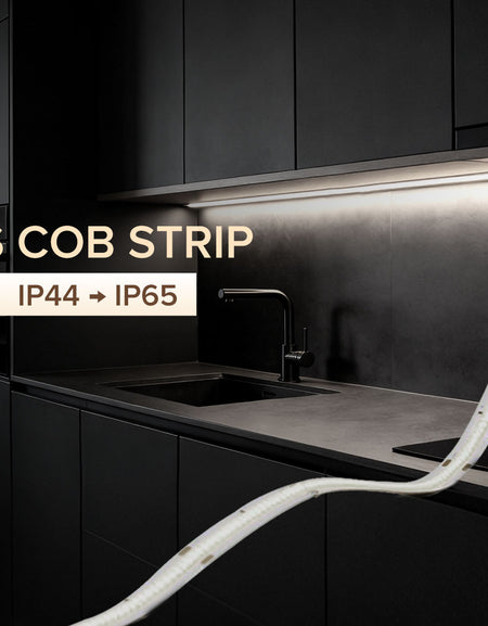 IC Seamless 8W/m LED Nano COB Strip IP65 - 40 Metre 6000K Day Light
