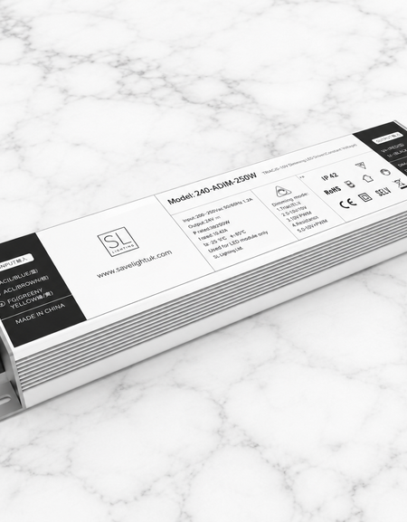 250W 24V-240V LED Strip Triac Mains Dimmable Driver