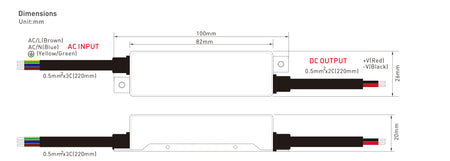 30W 24V Super Slim IP67 LED Strip Driver
