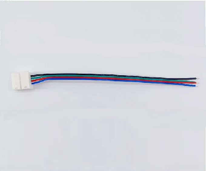 Grip LED Strip 10mm Single End Connector RGB