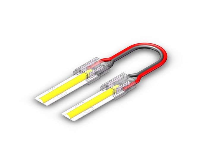10mm Double End Wire connector for IP20 COB Strip, 150MM cables for both End connectors