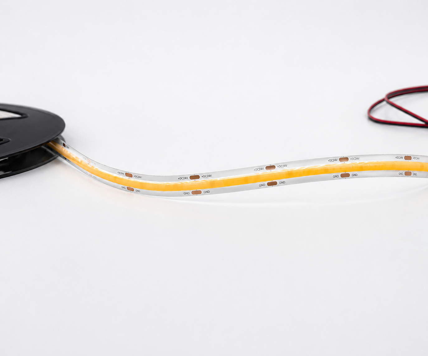 High Power Nano Coated Indoor Waterproof IP65 COB Strip,15W/M, 528 LEDs/M, 110lm/W, CRI 90, 10mm PCB