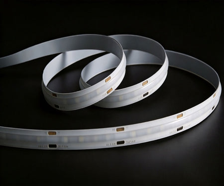 High Power Nano Coated Indoor Waterproof IP65 COB Strip,15W/M, 528 LEDs/M, 110lm/W, CRI 90, 10mm PCB