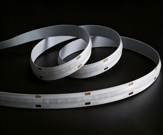 High Power Nano Coated Indoor Waterproof IP65 COB Strip,15W/M, 528 LEDs/M, 110lm/W, CRI 90, 10mm PCB
