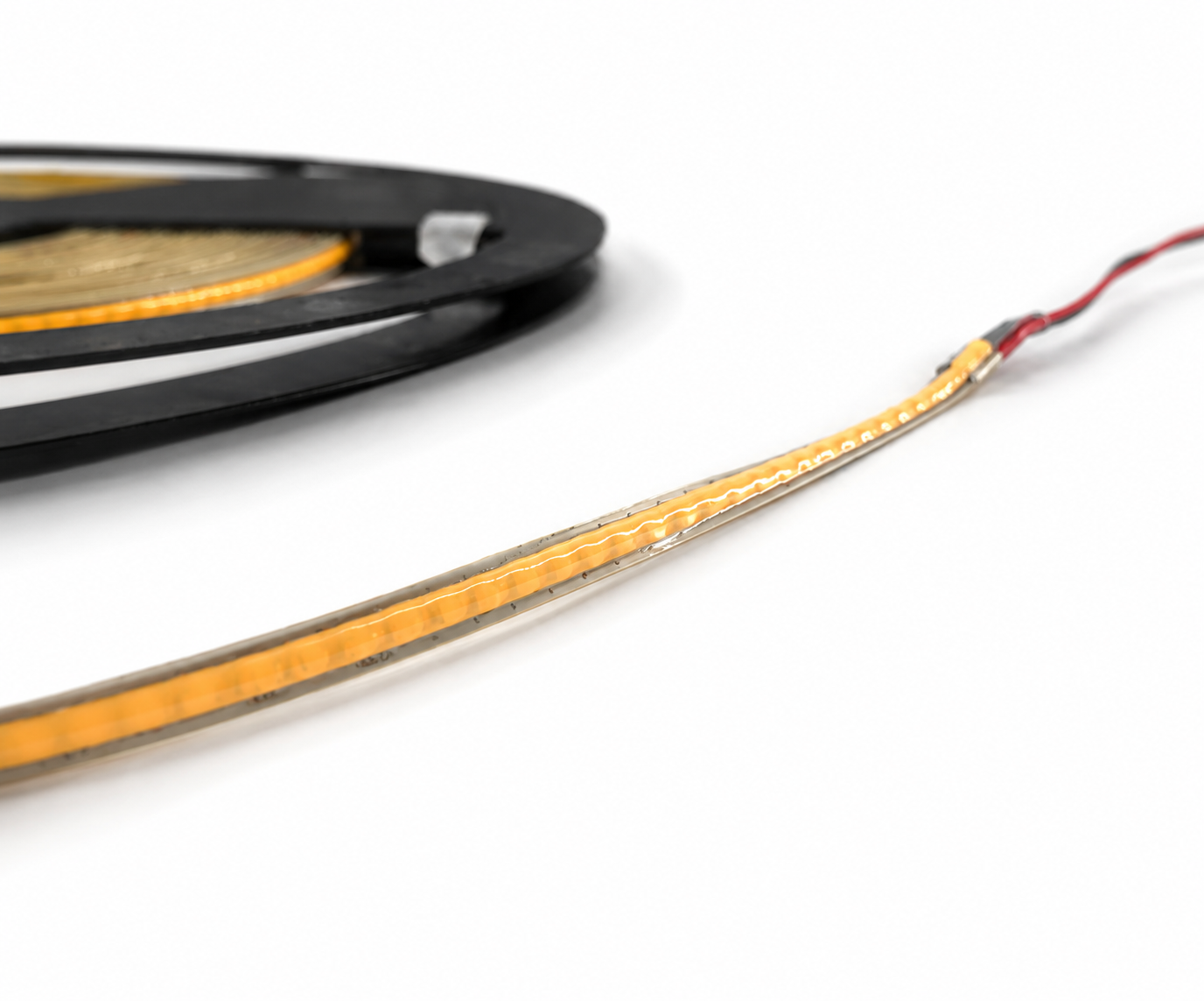 Cut Anywhere Narrow 5mm Nano Coated Indoor Waterproof IP65 COB Strip, 8W/M,5mm Width COB LED Strip, 24V, 528 LEDs/M, 480lm/m, 5mm PCB, 10 Metres/ Reel