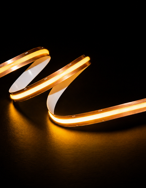 Load image into Gallery viewer, Cut Anywhere Narrow 5mm Nano Coated Indoor Waterproof IP65 COB Strip, 8W/M,5mm Width COB LED Strip, 24V, 528 LEDs/M, 480lm/m, 5mm PCB, 10 Metres/ Reel
