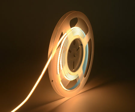 Seamless 10W/m LED COB Strip - 5 Metres 3000K Warm White