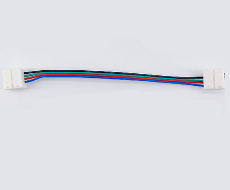 Grip LED Strip 10mm Double End Connector RGB