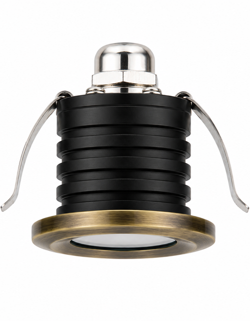 Load image into Gallery viewer, 3W Ella Marker Light Antique Brass / Black / Bronze / Gold / Copper / Brushed Nickel Bezel Only (Fitting sold separately)
