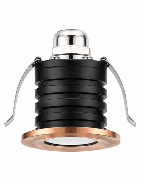Load image into Gallery viewer, 3W Ella Marker Light Antique Brass / Black / Bronze / Gold / Copper / Brushed Nickel Bezel Only (Fitting sold separately)

