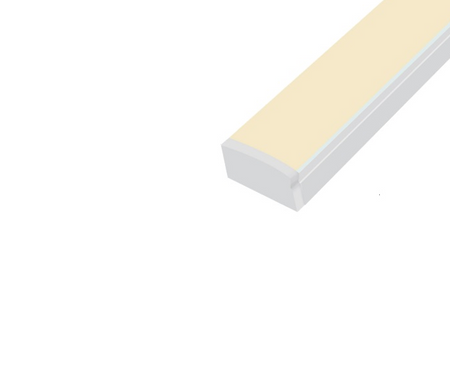 2 Meters LED Flat Aluminum Profile LED Diffuser