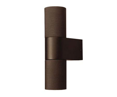 Knurled GU10 UP / Down Wall Light - BRONZE (NEW)