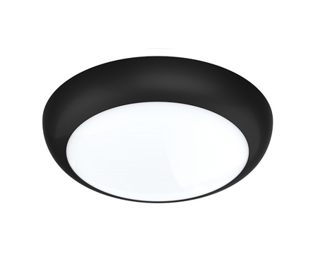 Oscar Modular 12W/18/24W 3 x Powers Switchable CCT Standard IP65 Bulkhead, IK10 100lm/W, Φ300*70mm White Bezel