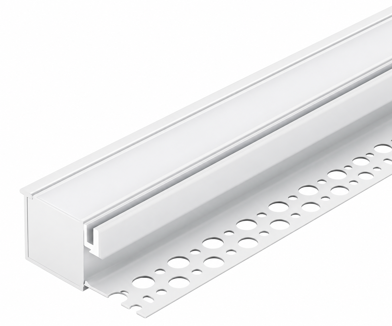 2 Metre Plaster-In Shadow Gap LED Aluminium Profile – Trimless Architectural Lighting