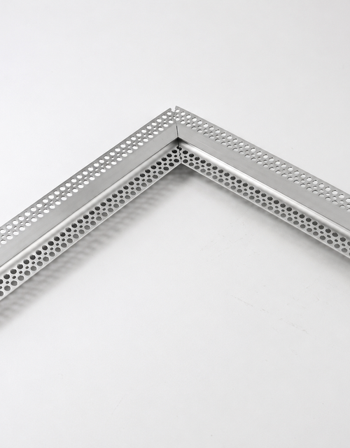 Load image into Gallery viewer, Plaster-In 90° Flat Corner Connector with Diffuser for Trimless 12mm Profile – Silver Finish
