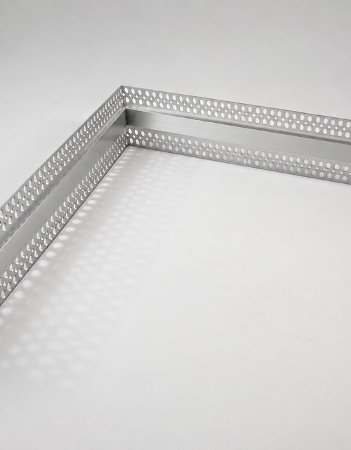 Load image into Gallery viewer, Plaster-In 90° Inner Corner Connector with Diffuser for Trimless 12mm Profile – Silver Finish

