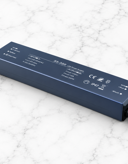 300W 24V Super Slim IP67 LED Strip Driver