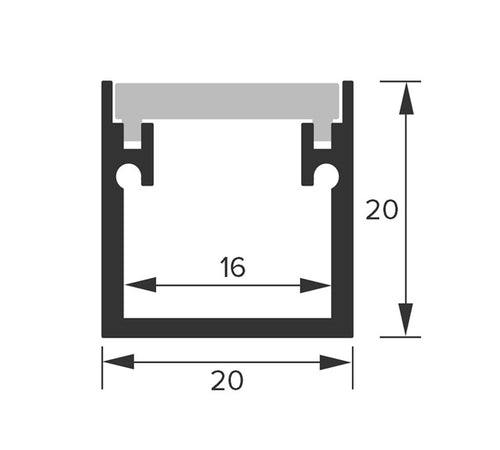 Load image into Gallery viewer, IP65 Surface  Mount Profile
