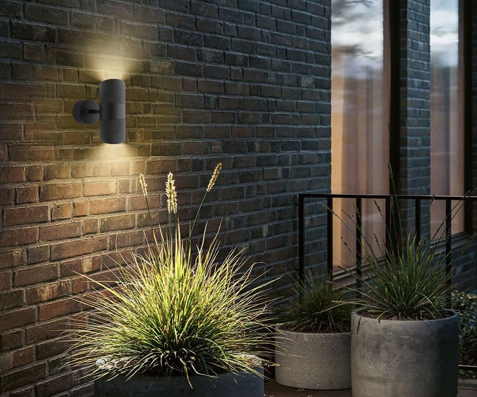 Knurled GU10 UP / Down Wall Light - BRONZE (NEW) – SL LIGHTING