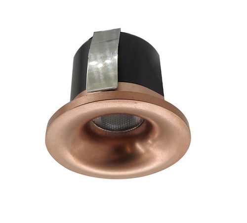 Load image into Gallery viewer, Chloe 3W Fluted Marker Light - Polished Copper Finish
