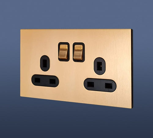 Load image into Gallery viewer, 13A MF DOUBLE SWITCH SOCKET
