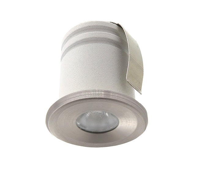 Ella 1W IP65 In Ground Marker Light / Downlight - Brushed Nickel (Driver included)