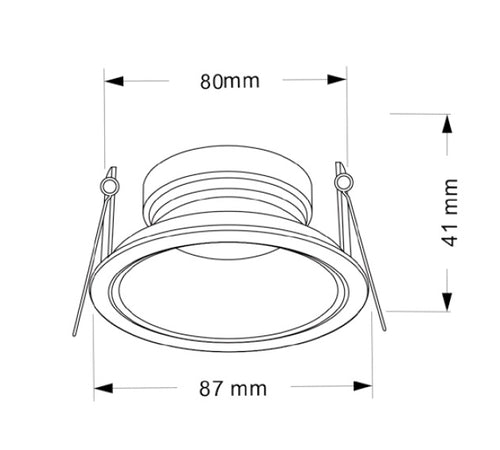 Load image into Gallery viewer, Banbury Fixed Fire Rated GU10 Downlight
