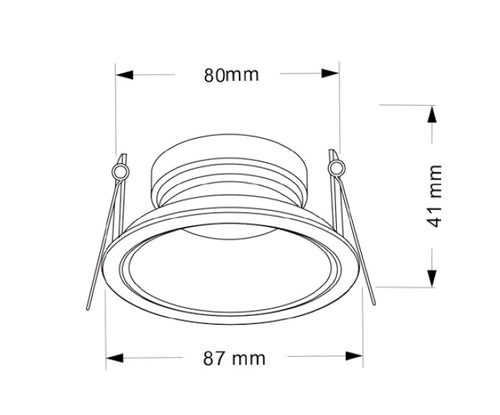 Load image into Gallery viewer, Banbury Fixed Fire Rated GU10 Downlight
