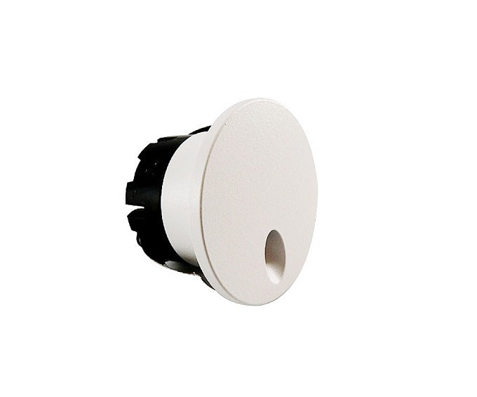 3W Round Mia Low Level Light -  White Finish (Driver included)