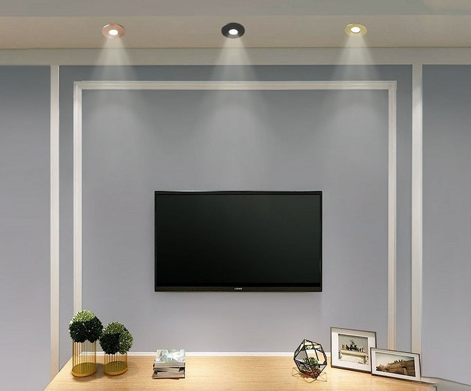 Nico 5W CCT Colour Switchable Mini Baffle,Downlight White (Driver included)