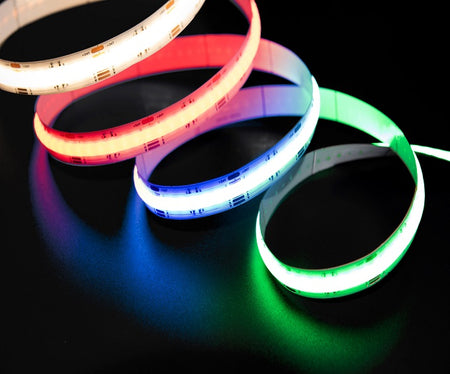 RGBW (2700K) Seamless 14W/m LED COB Strip - 10 Metre