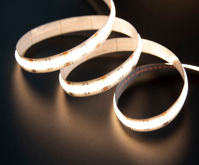 RGBW (2700K) Seamless 14W/m LED COB Strip - 10 Metre